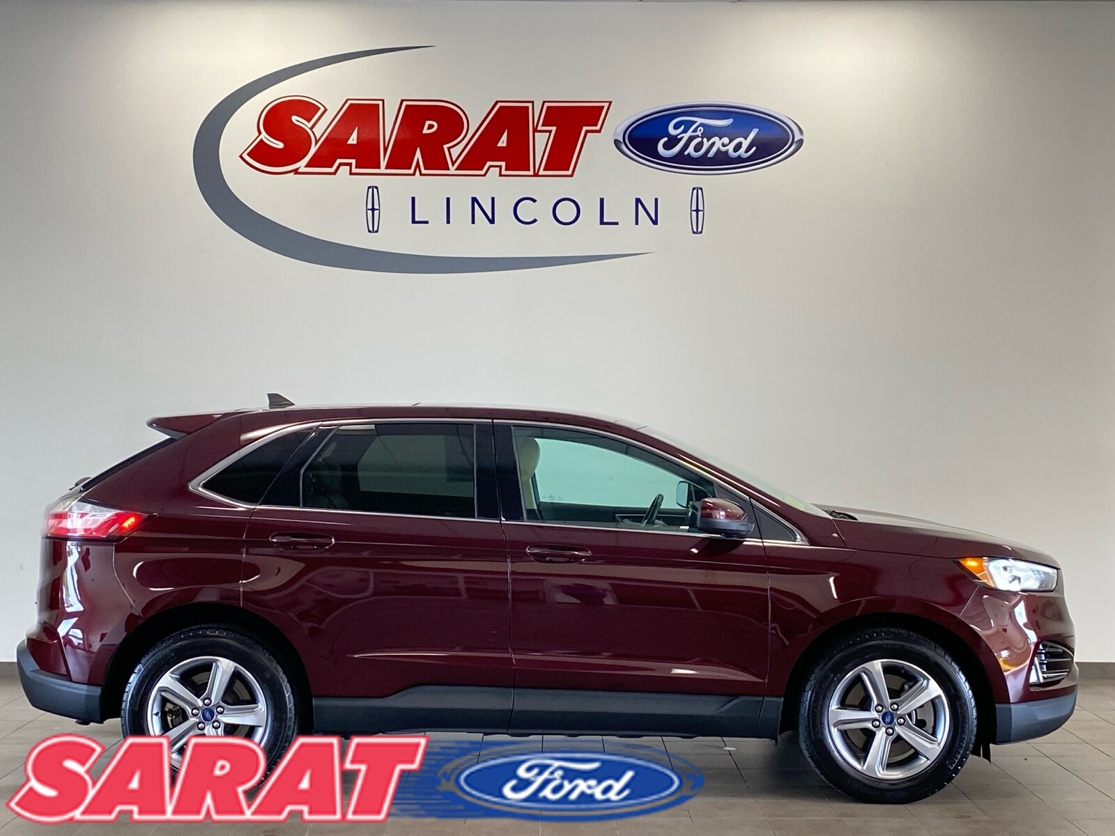 Red (BURGUNDY VELVET) 2021 Ford Edge SUV / Crossover All-Wheel Drive Automatic
