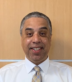 Staff member Derrick White from 754bcef92975