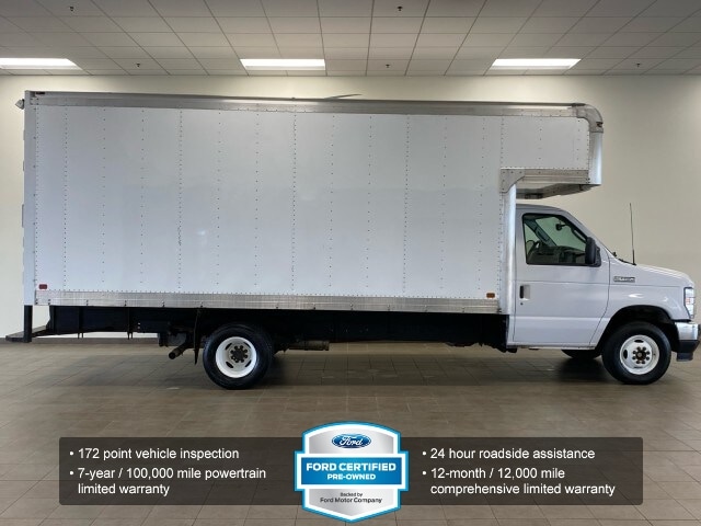 OXFORD WHITE 2023 Ford E-Series Chassis Pickup Truck Rear-Wheel Drive Automatic