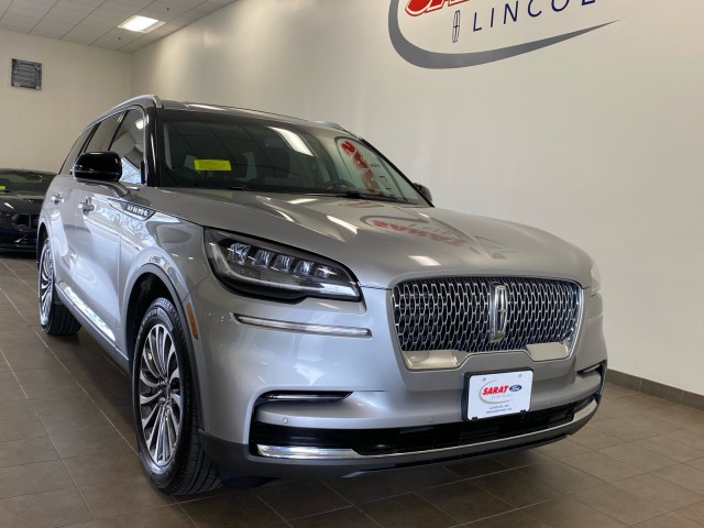 Certified 2023 Lincoln Aviator Base with VIN 5LM5J6XC0PGL03361 for sale in Agawam, MA