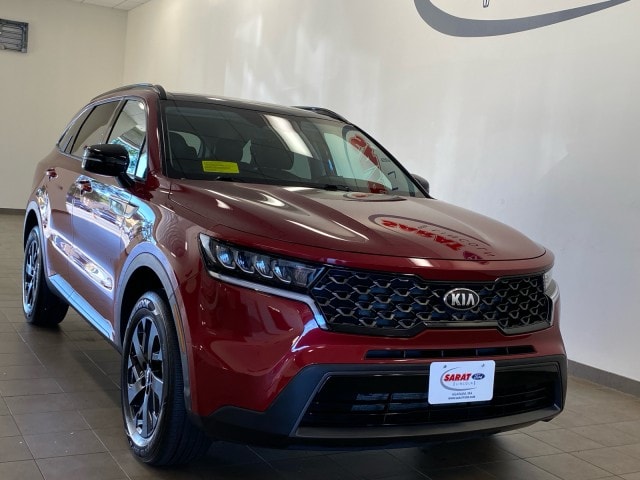 Used 2021 Kia Sorento S with VIN 5XYRLDLC0MG052403 for sale in Agawam, MA