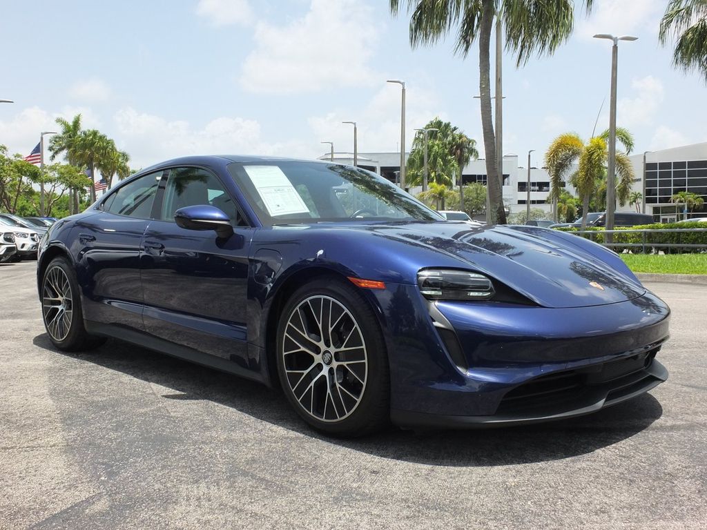 Used 2023 Porsche Taycan Base with VIN WP0AA2Y1XPSA15424 for sale in Fort Lauderdale, FL