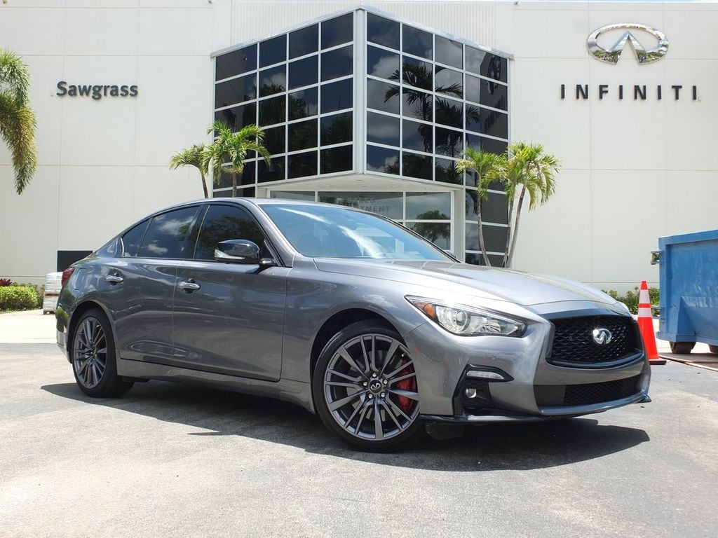 Certified 2024 INFINITI Q50 Red Sport 400 Sedan