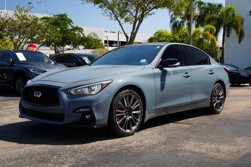 Certified 2024 INFINITI Q50 Red Sport 400 Sedan