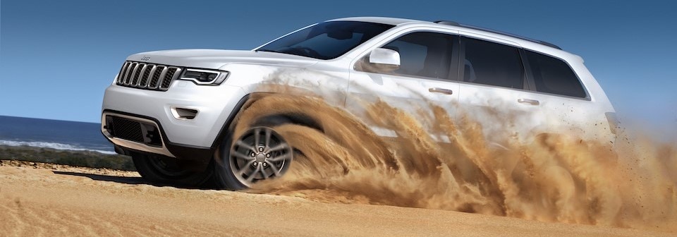 Jeep Grand Cherokee Driving in the Sand