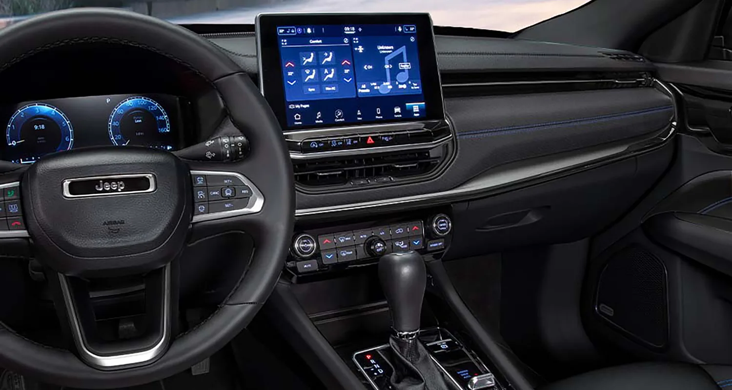 Vechicle interior wheel view