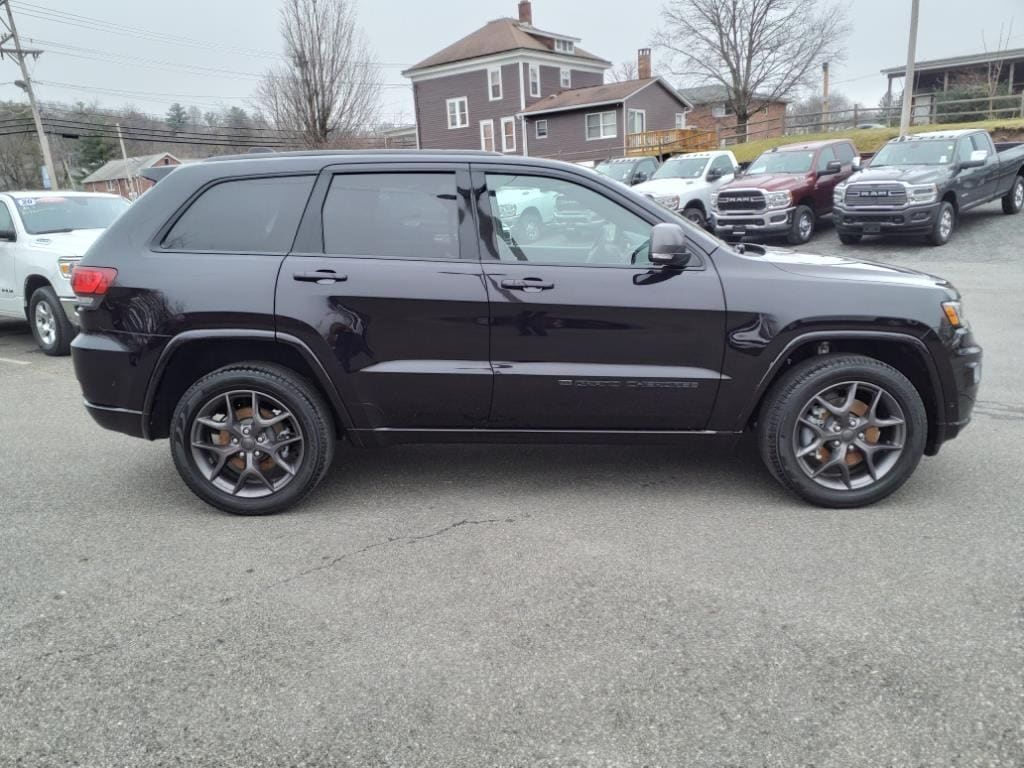 Certified 2021 Jeep Grand Cherokee 80th Edition with VIN 1C4RJFBG1MC560700 for sale in Saugerties, NY