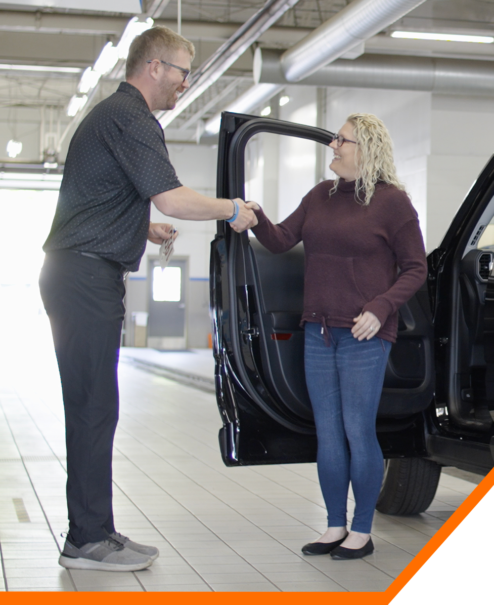 Customer recieving service
