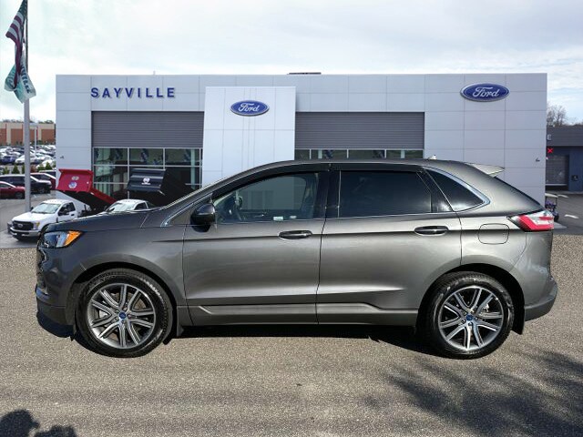 Used 2022 Ford Edge Titanium with VIN 2FMPK4K97NBB14204 for sale in Sayville, NY