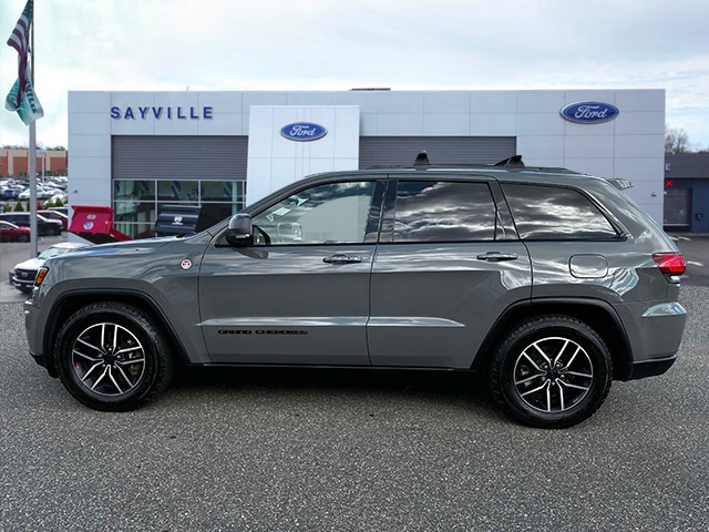 Used 2021 Jeep Grand Cherokee Trailhawk with VIN 1C4RJFLG1MC503539 for sale in Sayville, NY