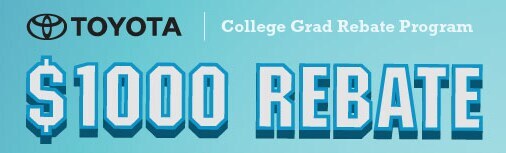 Toyota College Grad Rebate - Suburban Toyota