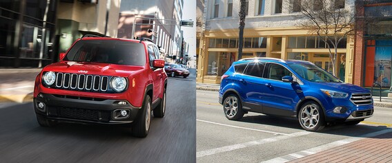 Jeep Renegade Vs Ford Escape Suv Comparison