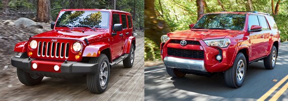 Jeep Wrangler Unlimited vs. Toyota 4Runner