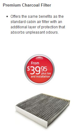 Premium Charcoal Filter from $39.95