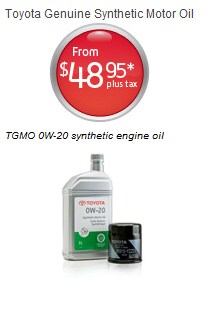 Toyota Genuine Syntheic Motor Oil from $48.95