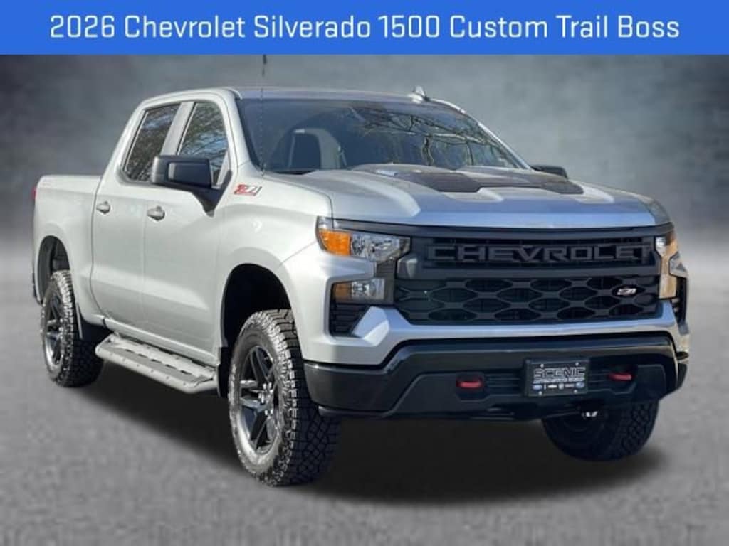 New 2026 Chevrolet Silverado 1500 Custom Trail Boss Truck