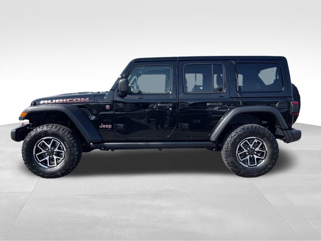 Used 2025 Jeep Wrangler 4-Door Rubicon with VIN 1C4PJXFN4SW515039 for sale in Mount Airy, NC