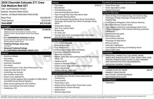 2025 Chevrolet Colorado Z71 - Photo 27