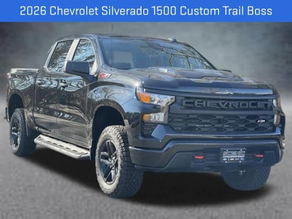 New 2026 Chevrolet Silverado 1500 Custom Trail Boss Truck