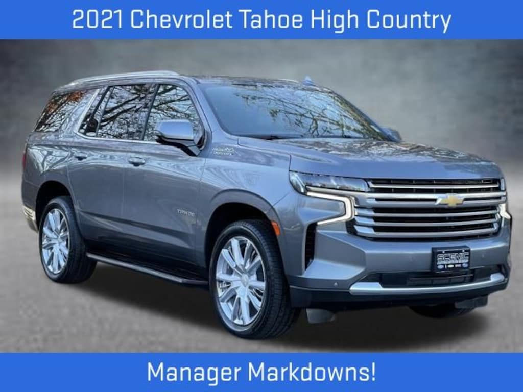 Used 2021 Chevrolet Tahoe High Country SUV