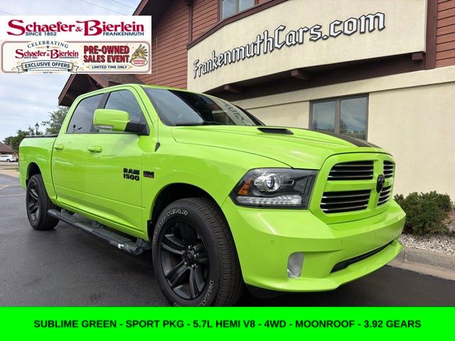 Used 2017 RAM Ram 1500 Pickup Sport with VIN 1C6RR7MT3HS809543 for sale in Frankenmuth, MI
