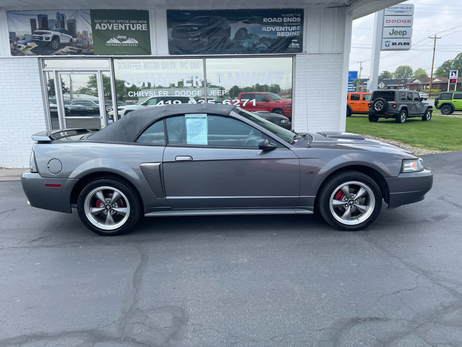 Used 2003 Ford Mustang GT 170A with VIN 1FAFP45X43F387517 for sale in Willard, OH
