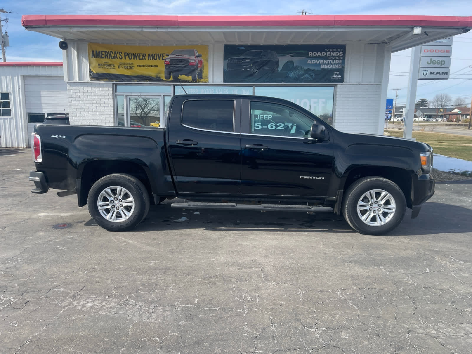 Used 2019 GMC Canyon SLE with VIN 1GTG6CEN0K1151033 for sale in Willard, OH