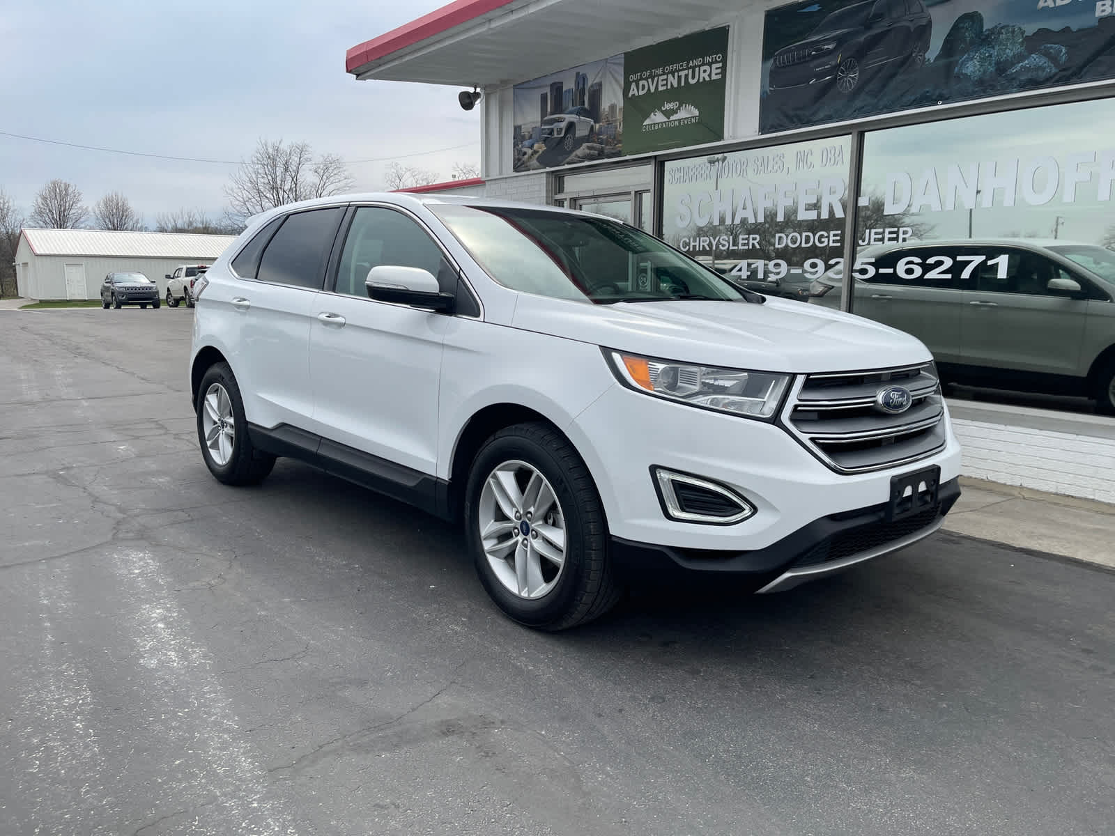Used 2018 Ford Edge SEL with VIN 2FMPK3J96JBB85402 for sale in Willard, OH