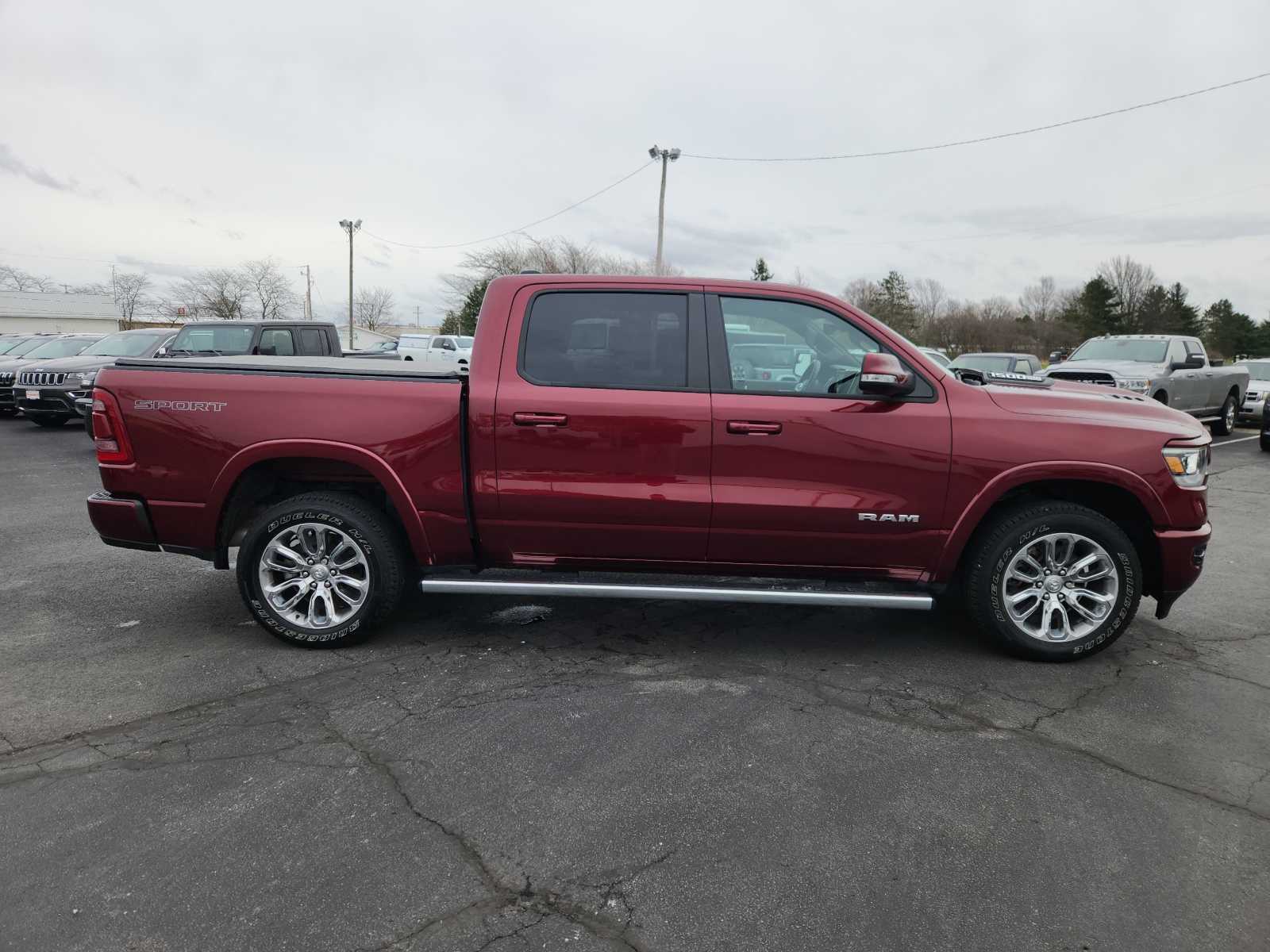 Used 2022 RAM Ram 1500 Pickup Laramie with VIN 1C6SRFJT4NN461150 for sale in Willard, OH