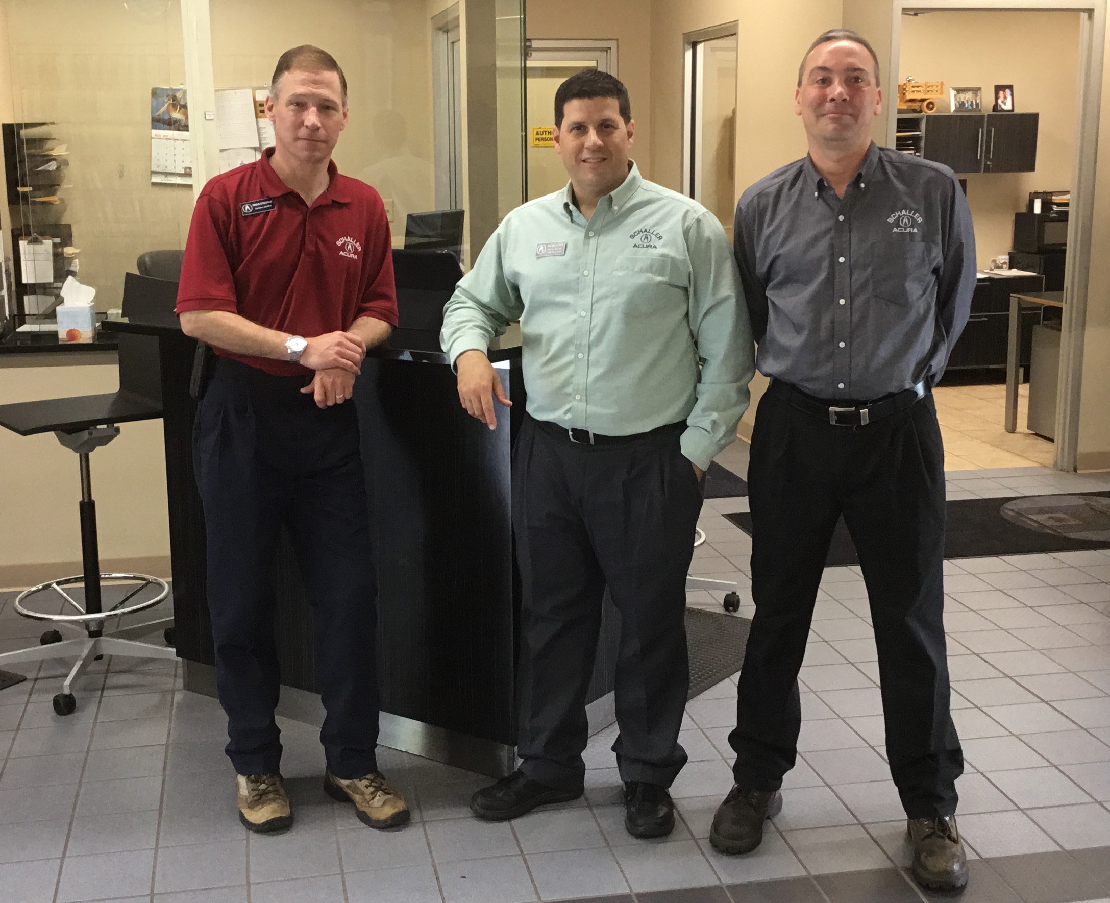 employee image with Brian Coughlin, Joe De La Cruz and Glenn Anderson