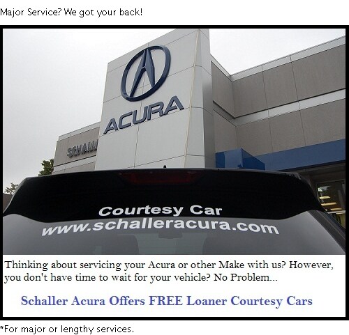 Service Specials Schaller Acura
