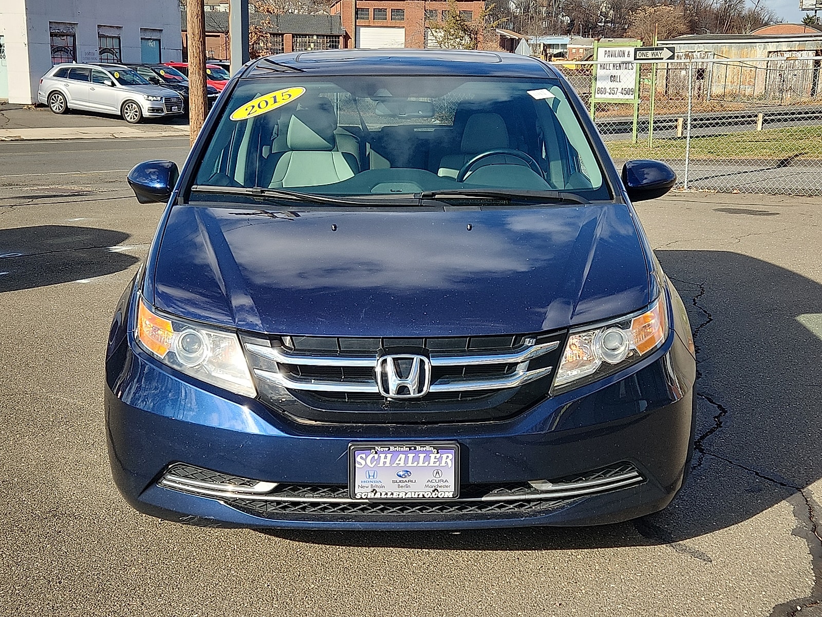 Used 2015 Honda Odyssey EX-L with VIN 5FNRL5H62FB035640 for sale in Manchester, CT