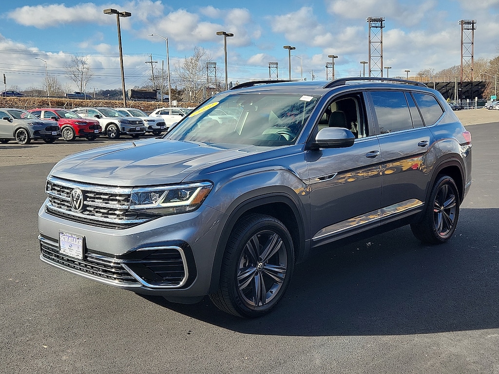 Used 2021 Volkswagen Atlas 3.6L V6 SE w/Technology R-Line Sport Utility
