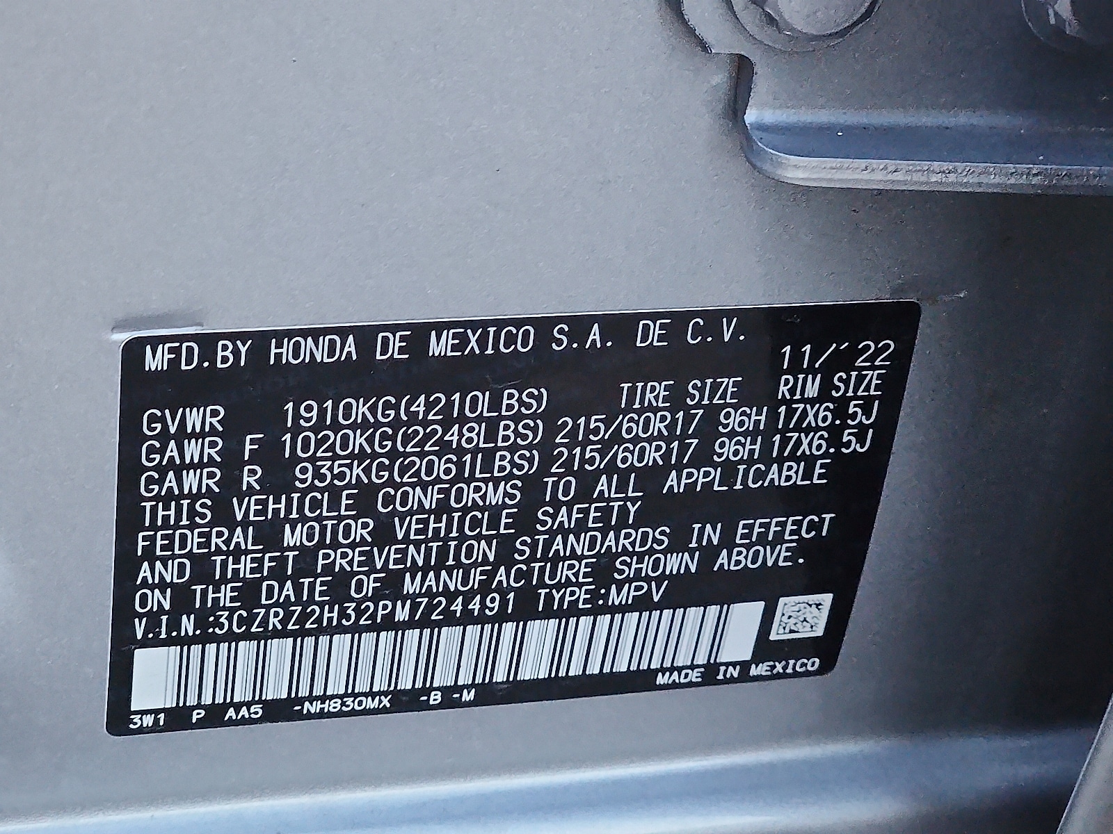 2023 Honda HR-V LX - Photo 28