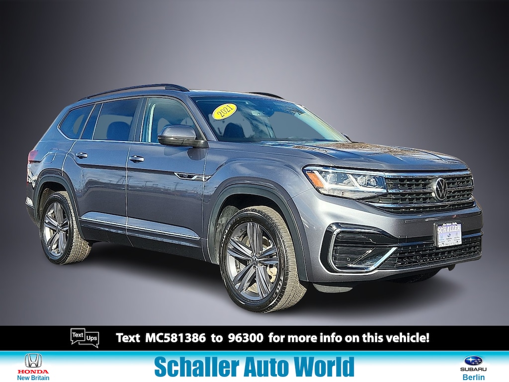 Used 2021 Volkswagen Atlas 3.6L V6 SE w/Technology R-Line Sport Utility