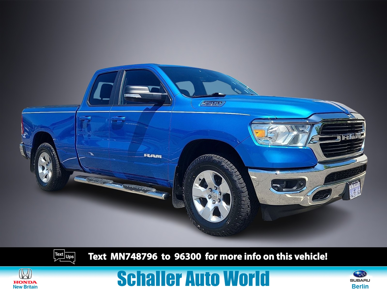 2021 RAM 1500 Big Horn/Lone Star 4x4 Quad Cab 6'4's photo