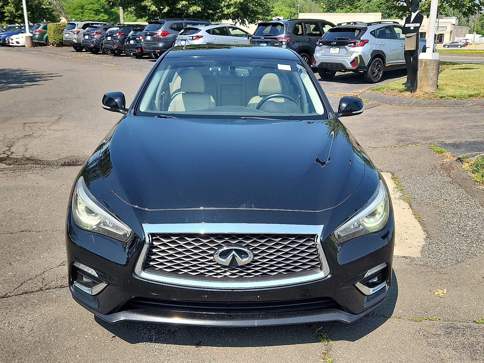 Used 2018 INFINITI Q50 LUXE with VIN JN1EV7AR6JM438872 for sale in Berlin, CT