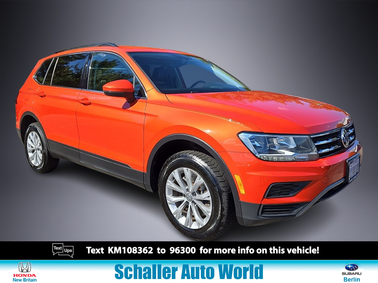 Used 2019 Volkswagen Tiguan SE with VIN 3VV2B7AX1KM108362 for sale in Berlin, CT