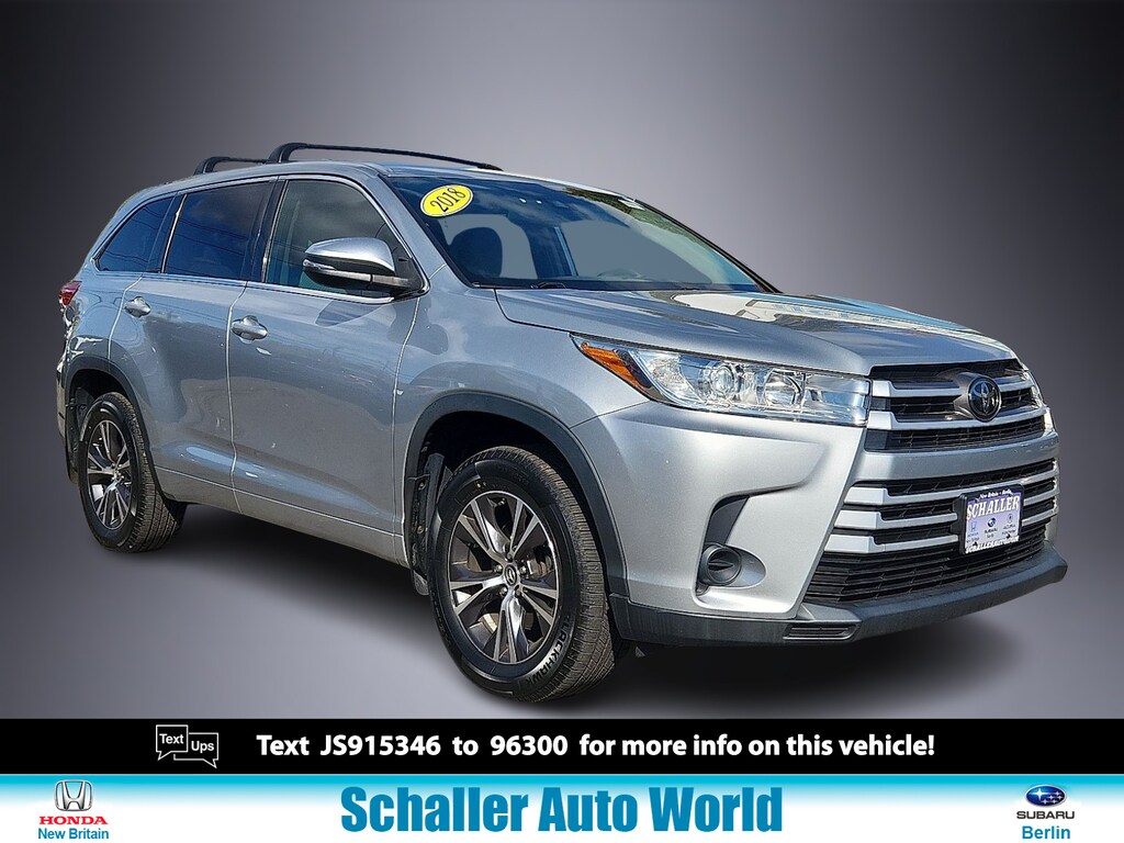 Used 2018 Toyota Highlander LE V6 Sport Utility