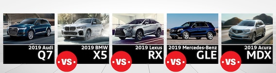 Best Mid Size Luxury Suv 2019 Q7 Vs Gle Vs Rx Vs Mdx Vs X5