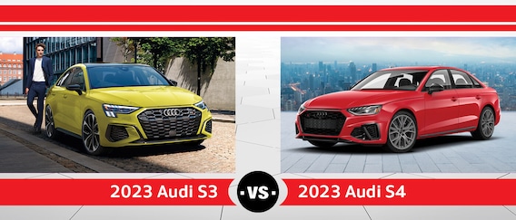 2023 Audi S3 vs S4 Comparison
