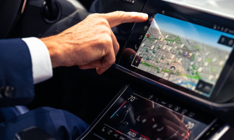 2024 Audi A8 interior infotainment