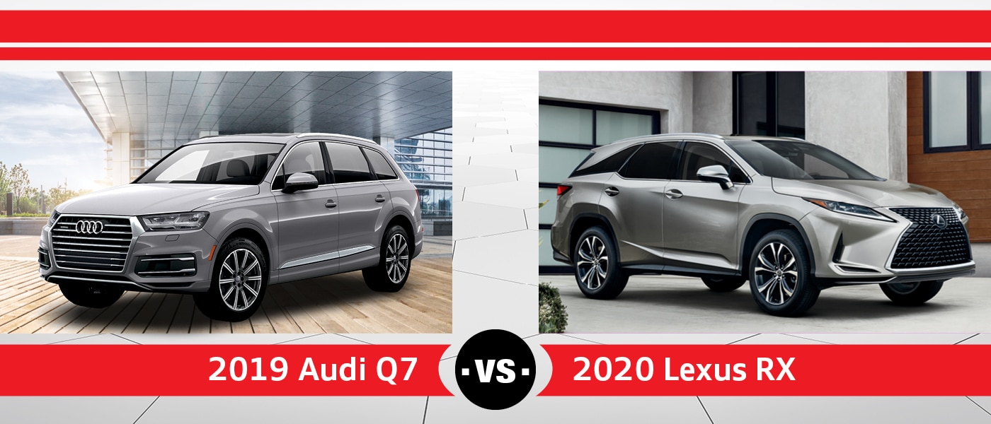 2019 Audi Q7 vs. 2020 Lexus RX