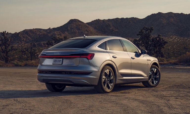 2022 Audi e-tron® Sportback exterior in desert