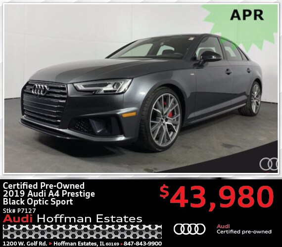 Certified Pre-Owned 2019 Audi A4 Special Offer | Audi Hoffman Estates