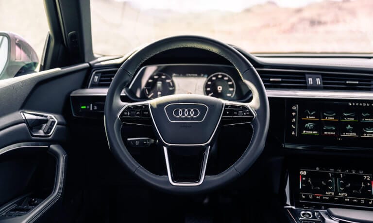 2024 Audi Q8 e-tron interior front dash
