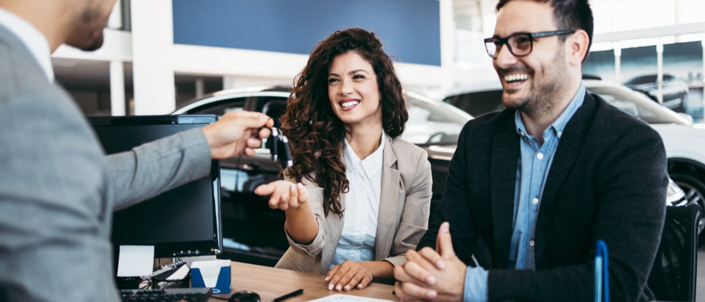 Couple handed new set of keys