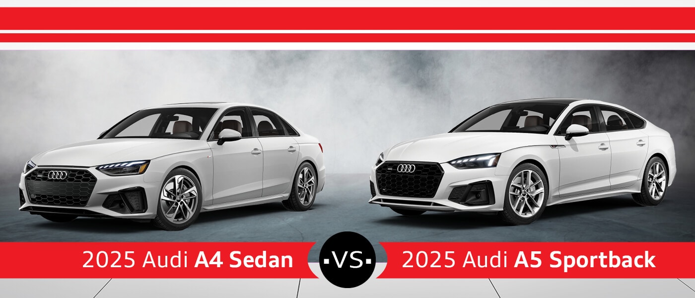 2025 Audi A4 Sedan vs. A5 Sportback | Audi Hoffman Estates
