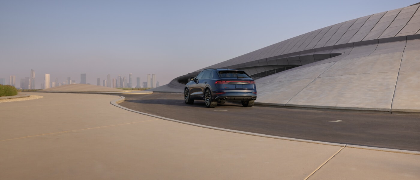2025 Audi SQ8 Exterior Driving To A City