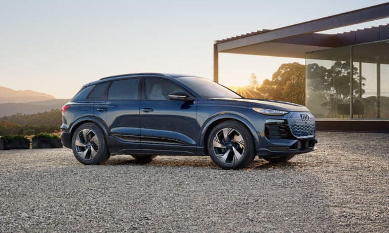 2025 Audi Q6 e-tron Exterior Parked In Driveway